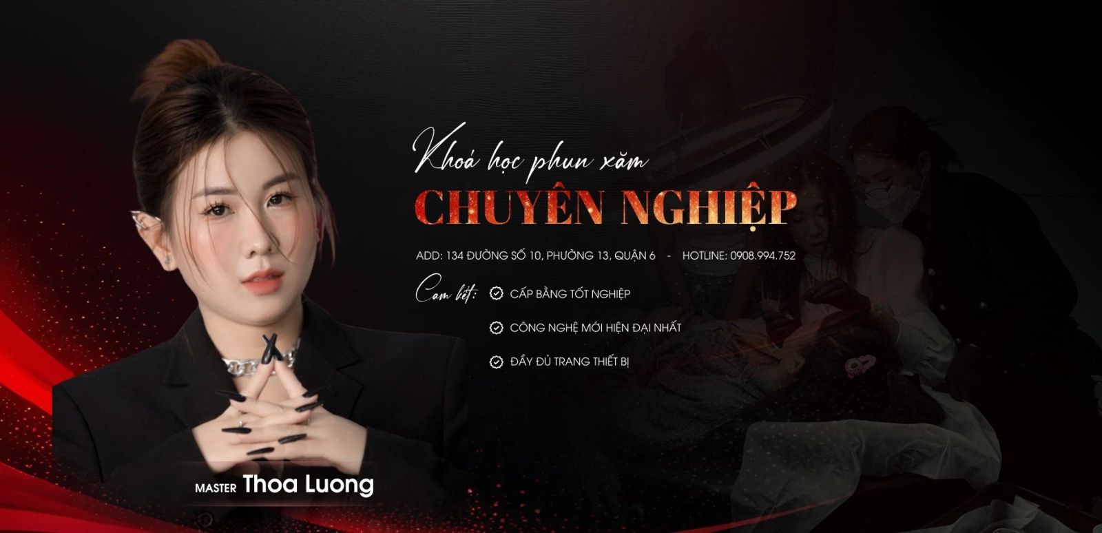địa chỉ học phun xăm Quận 6